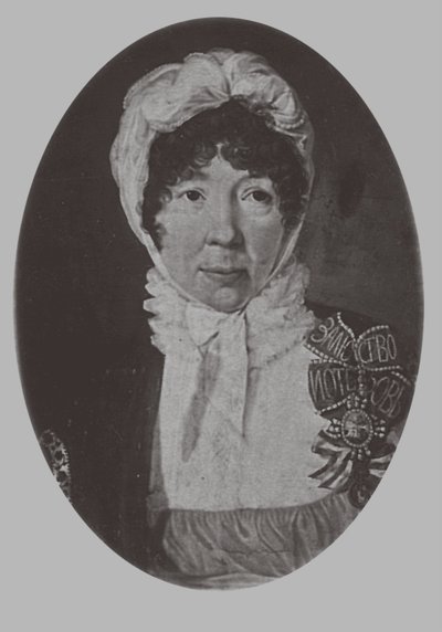 Portrait of Jelizaveta Palmenbach, 1870 by Andrey Mikhaylovich Lushev