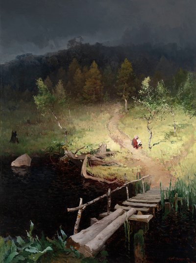 Before the storm (1918) by Andrey Nikolayevich Shilder