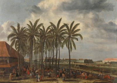 The Castle of Batavia, Seen from Kali Besar West by Andries Beeckman