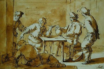 In the Bar, 1633 by Andries Both