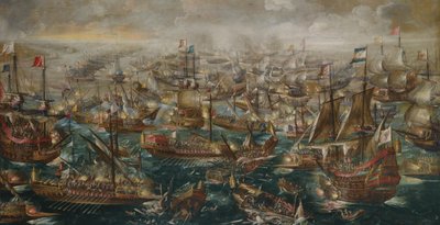 The Battle of Lepanto, 1640 by Andries van Eertvelt