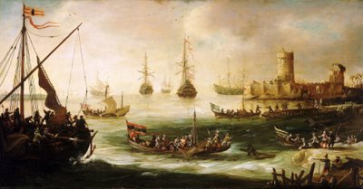 The Return of a Spanish Expedition by Andries van Eertvelt