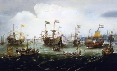The Return of the Dutch Fleet, May 1 by Andries van Eertvelt