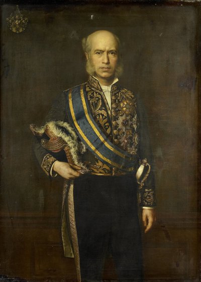 Portrait of Johan Wilhelm van Lansberge, Governor-General (1875-1880) by Andries van den Berg