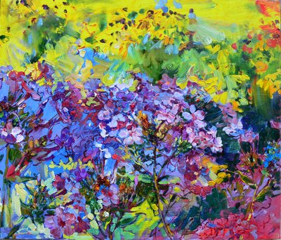 Colorful Floral Garden by Andrii Kutsachenko