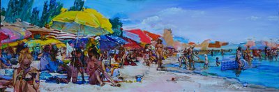 Lively Summer Beach by Andrii Kutsachenko