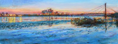 Riverside City Glow by Andrii Kutsachenko