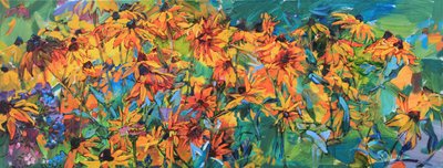 Sunny Garden Flowers by Andrii Kutsachenko