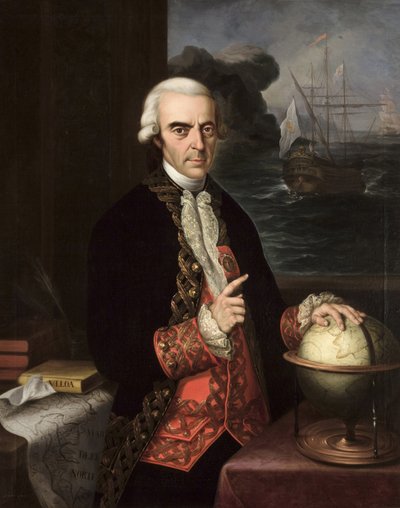 Portrait of Antonio de Ulloa by Andrés Cortés y Aguilar