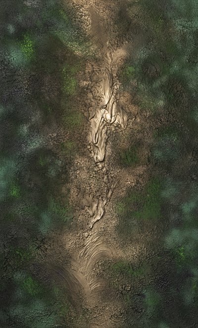Flowing Forest Path by Anete Purina-Purite