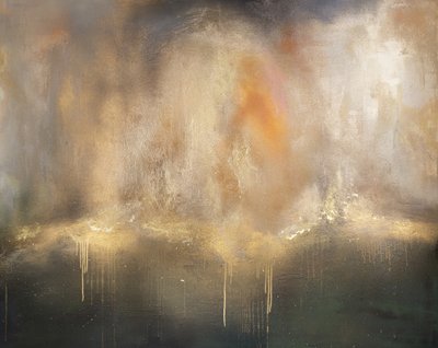 Radiant Golden Depths by Anete Purina-Purite