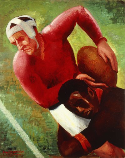 Football Move, c.1925 by Ángel Zárraga