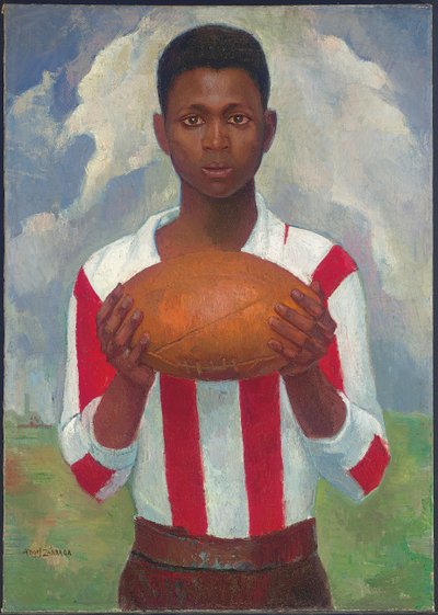 Portrait of a Rugby Player, c.1925 by Ángel Zárraga