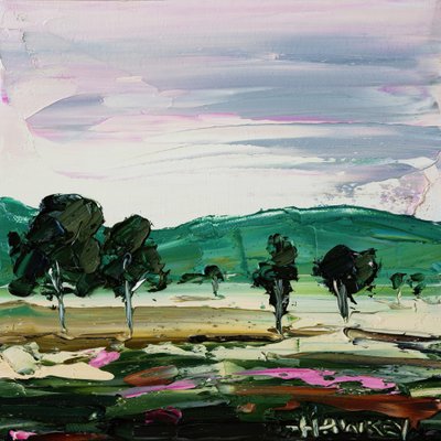 Vibrant Countryside Trees by Angela Hawkey