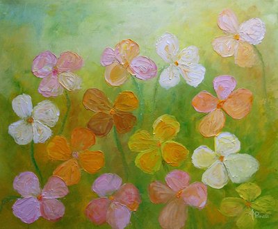 Colorful Spring Blooms by Angeles M. Pomata