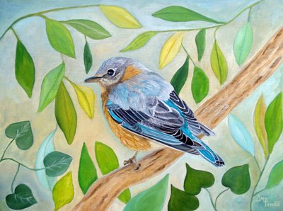 Gentle Forest Bird by Angeles M. Pomata