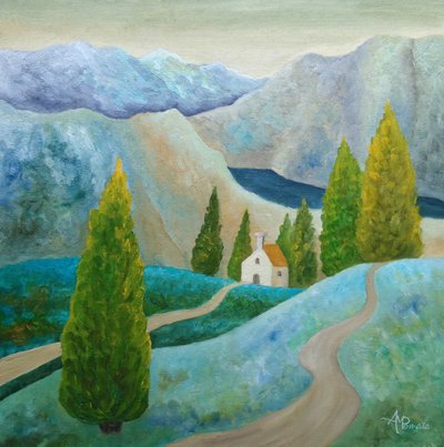 Serene Valley Church by Angeles M. Pomata
