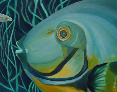 Vibrant Ocean Fish by Angeles M. Pomata