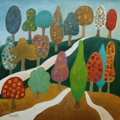 Whimsical Forest Path by Angeles M. Pomata