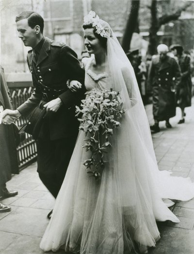 Wedding of Lord Andrew Cavendish and the Hon. Deborah Mitford in London by Thomas Kelly