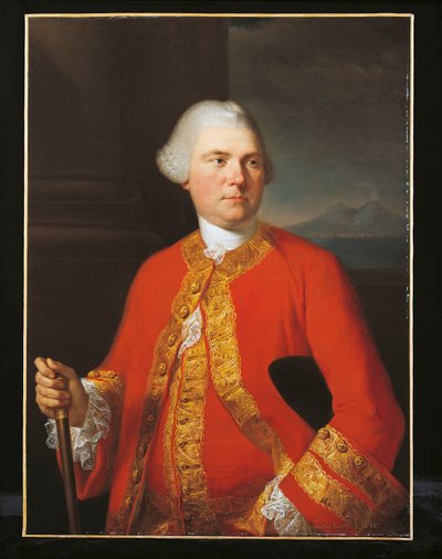 Portrait of Brownlow, 9th Earl of Exeter by Angelica Kauffman