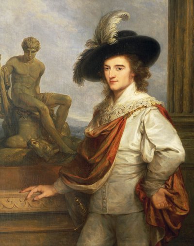 Portrait of Austrian collector, Joseph Johann Graf Fries by Angelica Kauffmann