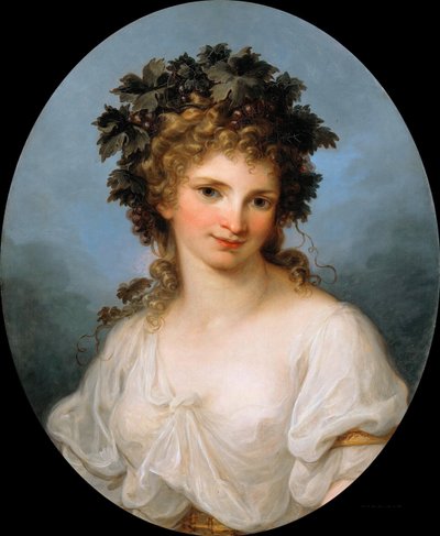 Self-Portrait as Bacchante by Angelica Kauffmann