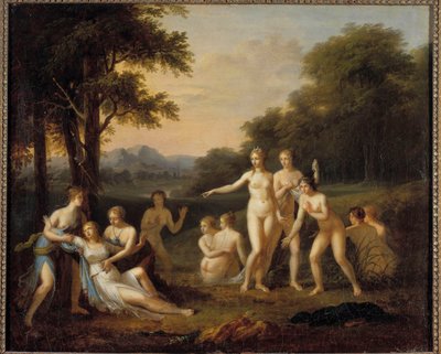 Diane discovering the pregnancy of Callisto (18th century) by Angelica Kauffmann