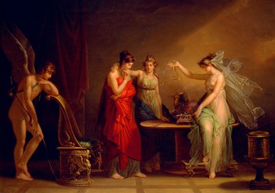 Legend of Cupid and Psyche by Angelica Kauffmann
