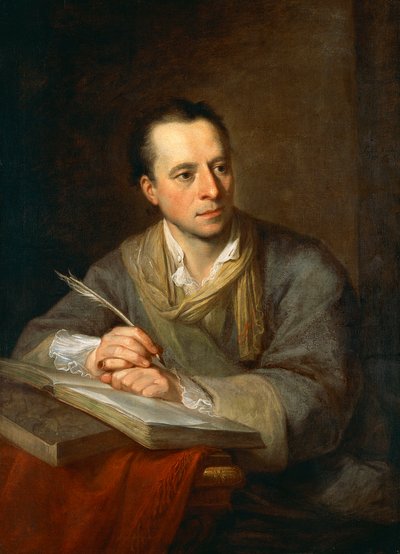 Portrait of Johann Joachim Winckelmann, German archaeologist and art historian by Angelica Kauffmann