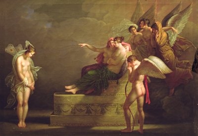 Scene from the Legend of Amour and Psyche by Angelica Kauffmann