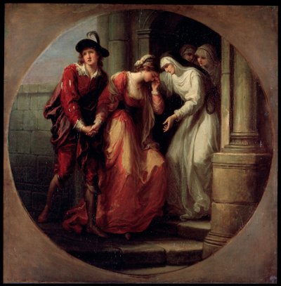 The Parting of Abelard and Heloise, before 1780 by Angelica Kauffmann