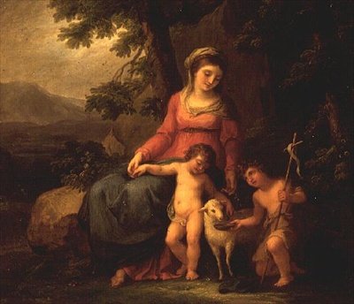 The Virgin Mary with the Christ Child and St. John the Baptist by Angelica Kauffmann