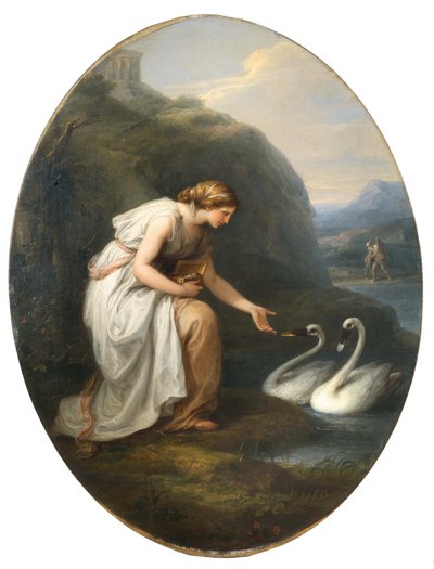 Immortalia - the Nymph of Immortality by Angelica Kauffmann