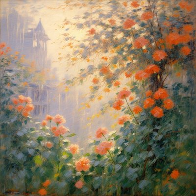 Florals 100, c.2024 by Angelita Hawke