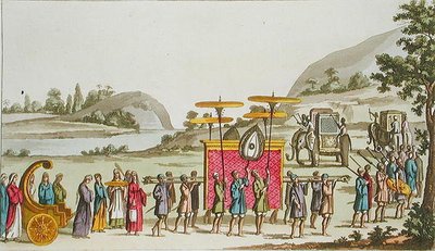 Procession of the Queen of Burma, plate 80 from 
