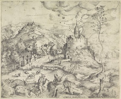 Landscape with Mercury Stealing Apollo