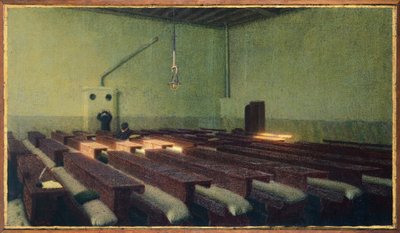 Christmas at Pio Albergo Trivulzio by Angelo Morbelli (1854-1919) by Angelo Morbelli