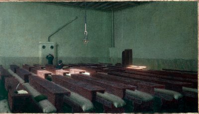 Christmas at the Hospice for the Elderly Pio Albergo Trivulzio in Milan by Angelo Morbelli