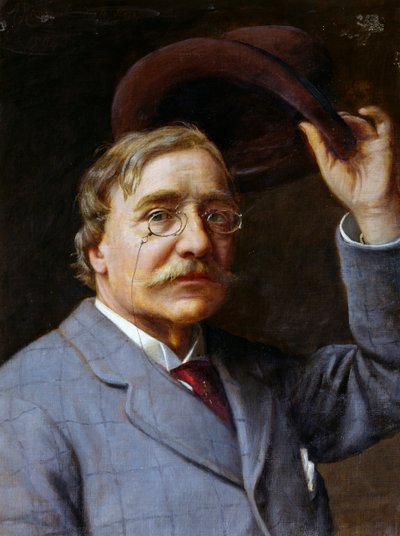 Self-portrait by Angelo Romagnoli by Angelo Romagnoli