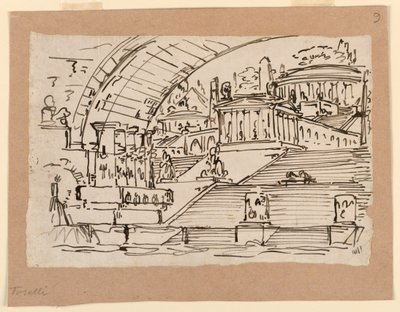 Stage Design, Imaginary City by Angelo Toselli