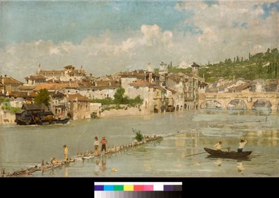 The Fishermen or Verona by Angelo dall