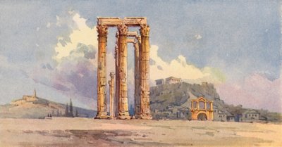 Columns of the Olympian Zeus, Athens by Angelos Giallinos