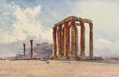 Columns of the Olympian Zeus, Athens by Angelos Giallinos