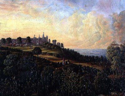 A View of a Hill Fort, India by Anglo Indian School