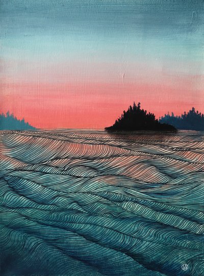 Evening Light 4 by Ania Witwitzka