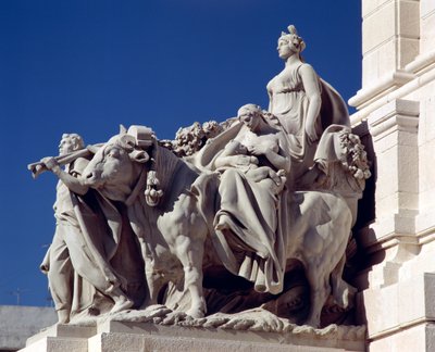 Agriculture, from the Monument to the Cortes of Cadiz by Aniceto Marinas y Garcia