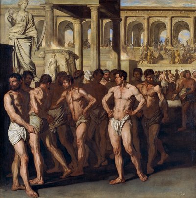 Gladiators by Aniello Falcone