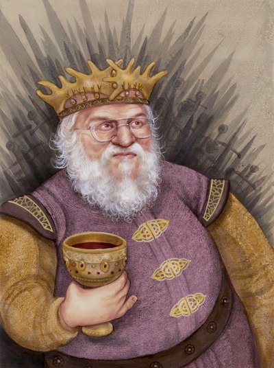 George RR Martin by Anita Kunz