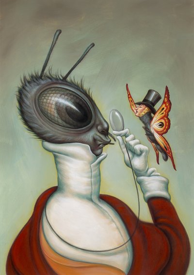 New Yorker Bug by Anita Kunz
